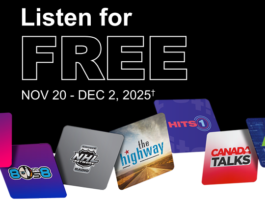 Listen for free Nov. 20 - Dec. 2, 2025