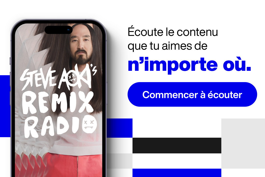 Écoute le contenu que tu aimes de n’importe où. Commencer à écouter