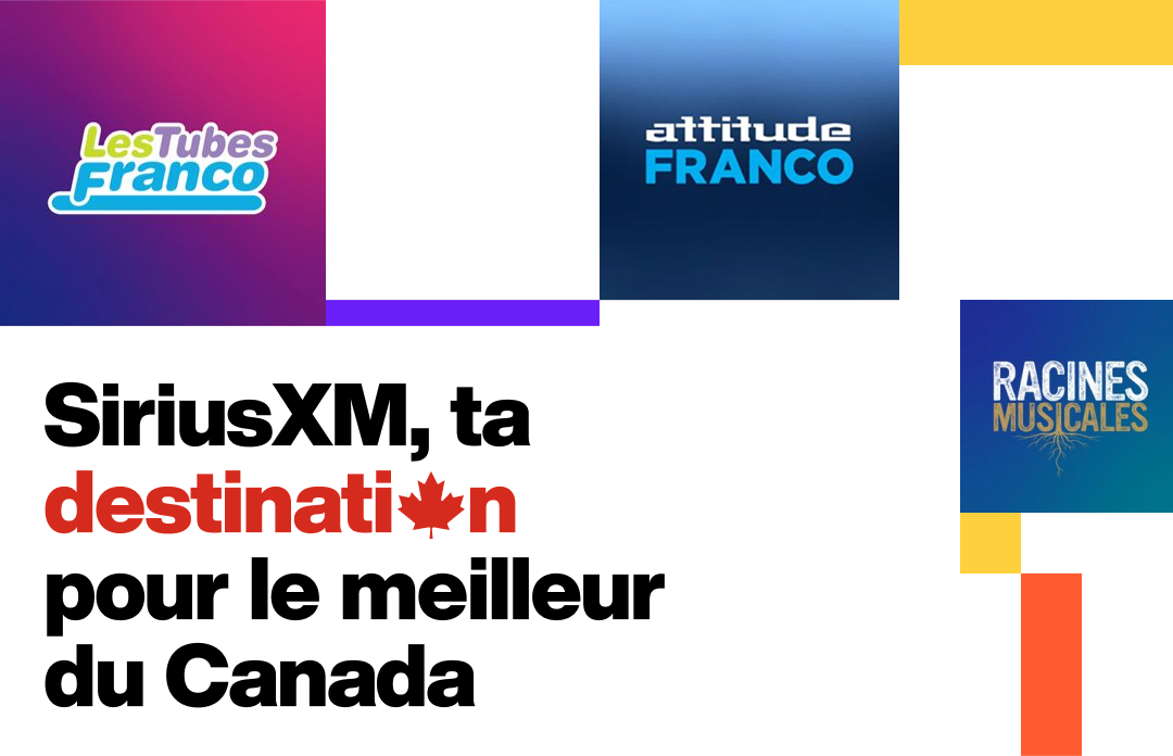 Variété de chaînes offertes sur SiriusXM
